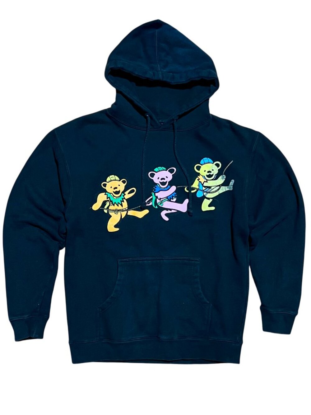 Grateful Dead x Chinatown Market PMA Dancing Bears Black Hoodie, Men's Medium
